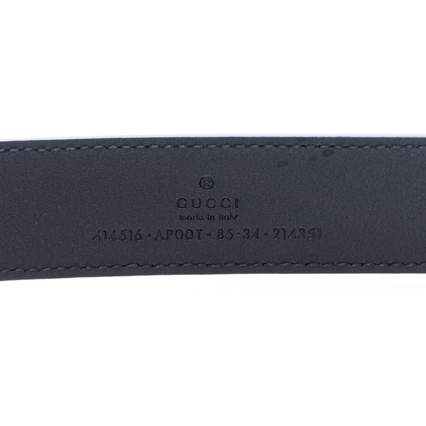 Calfskin Double G 30mm Belt 85 34 Black