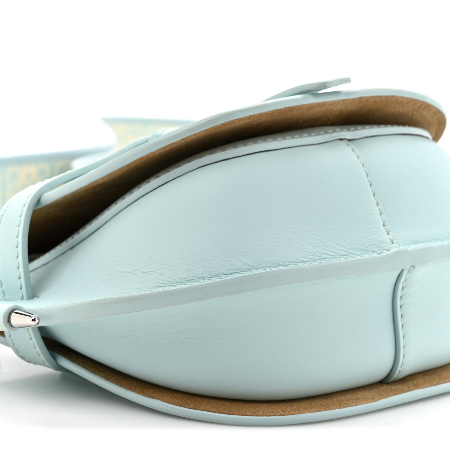 Calfskin Mini Gate Dual Bag Abyss Blue