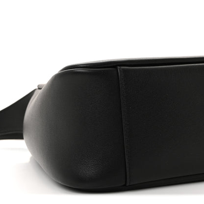 Saint Laurent Smooth Calfskin Small Le 5 A 7 Soft Hobo Black 8 of 10