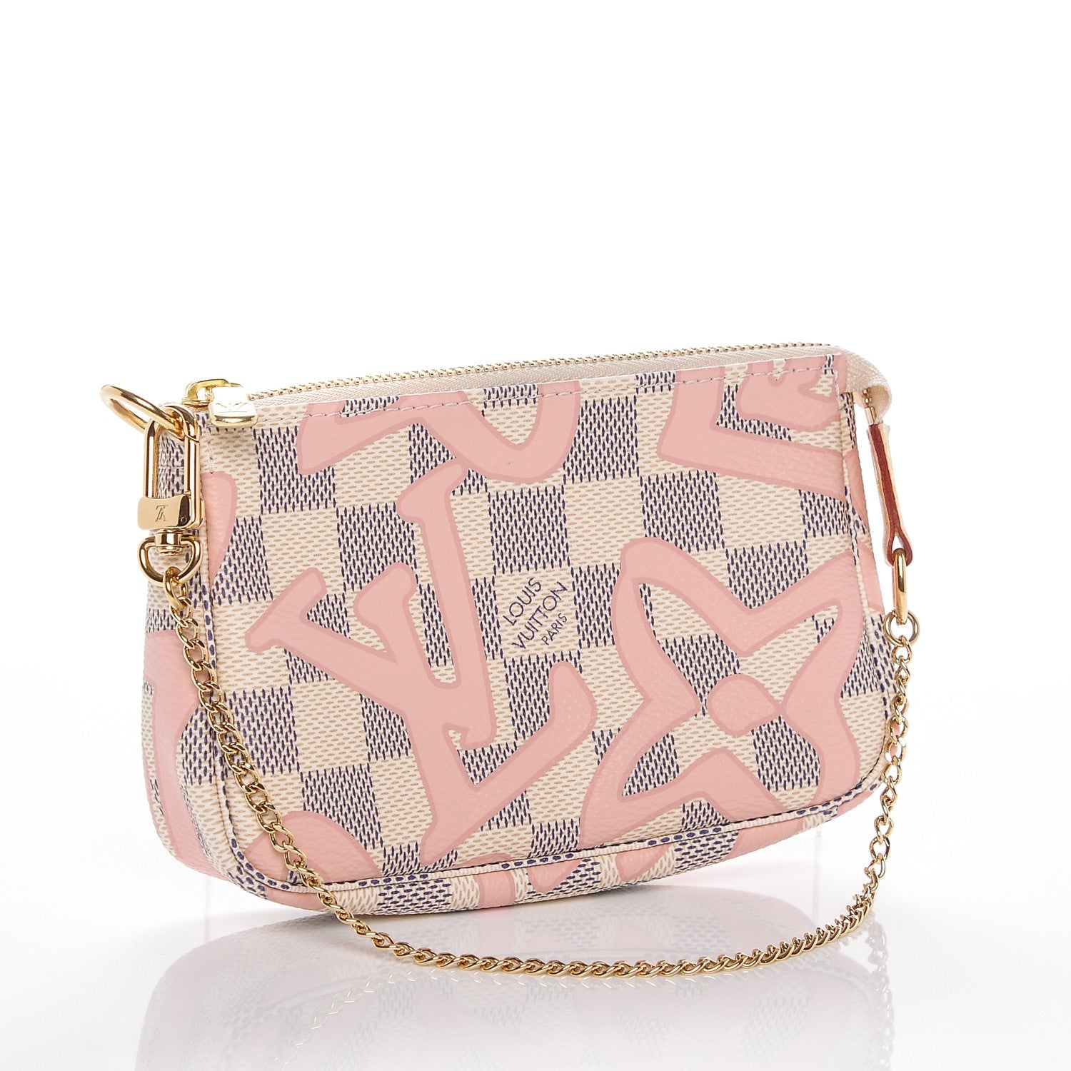 Louis Vuitton Damier Azur Tahitienne Mini Pochette Accessories 3 of 6