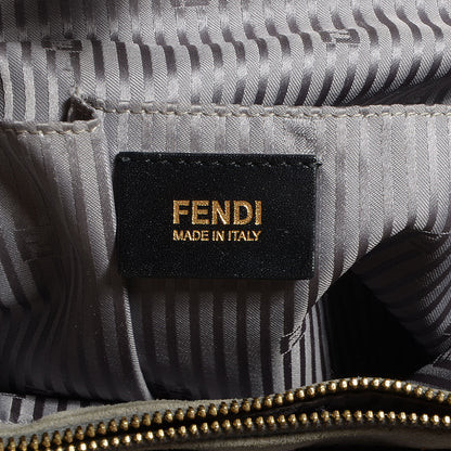 Fendi Vitello Elite Flamingo Regular 2Jours Tote Grigio Grigio Chiaro 8 of 11