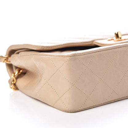 Chanel Lambskin Quilted Small Double Flap Beige 9 of 19