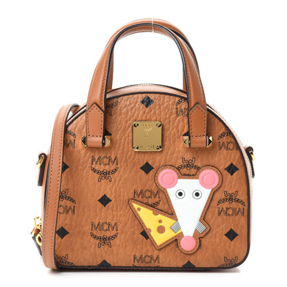 MCM Visetos Mini Year Of The Mouse Essential Crossbody Cognac 1 of 10