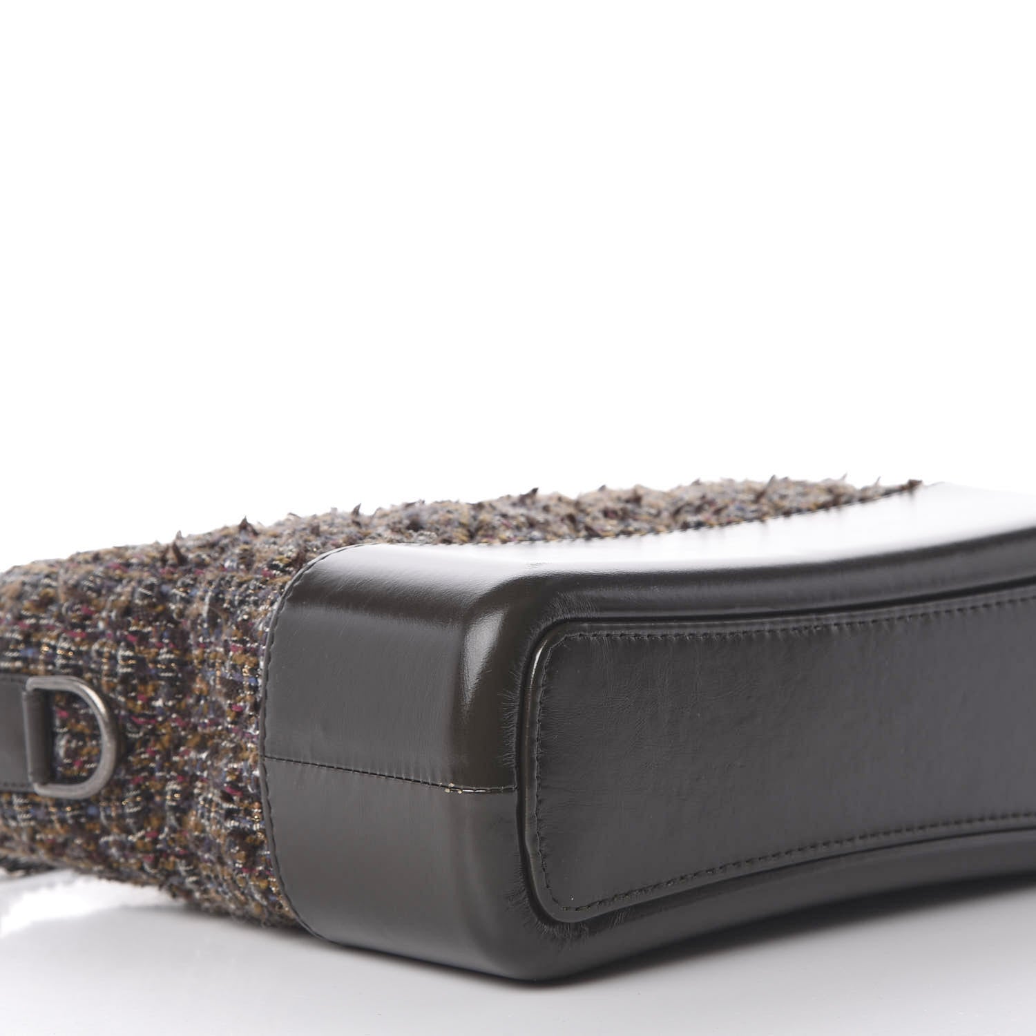 Chanel Tweed Calfskin Medium Gabrielle Hobo Brown 9 of 11