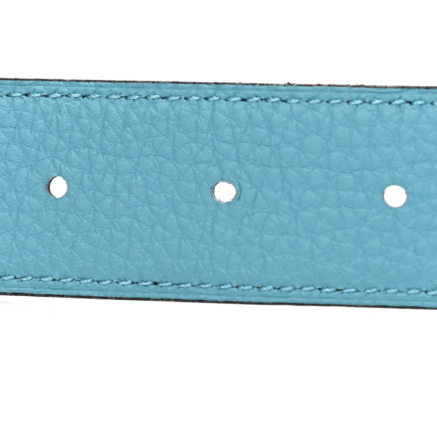 Togo Sombrero 32mm Guilloche H Belt 100 Bleu Du Nord Bleu Obscur
