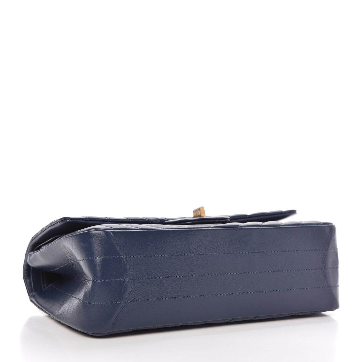Aged Calfskin Chevron Quilted 2.55 Reissue 225 Flap Blue