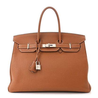Hermes Togo Birkin 35 Gold 1 of 12