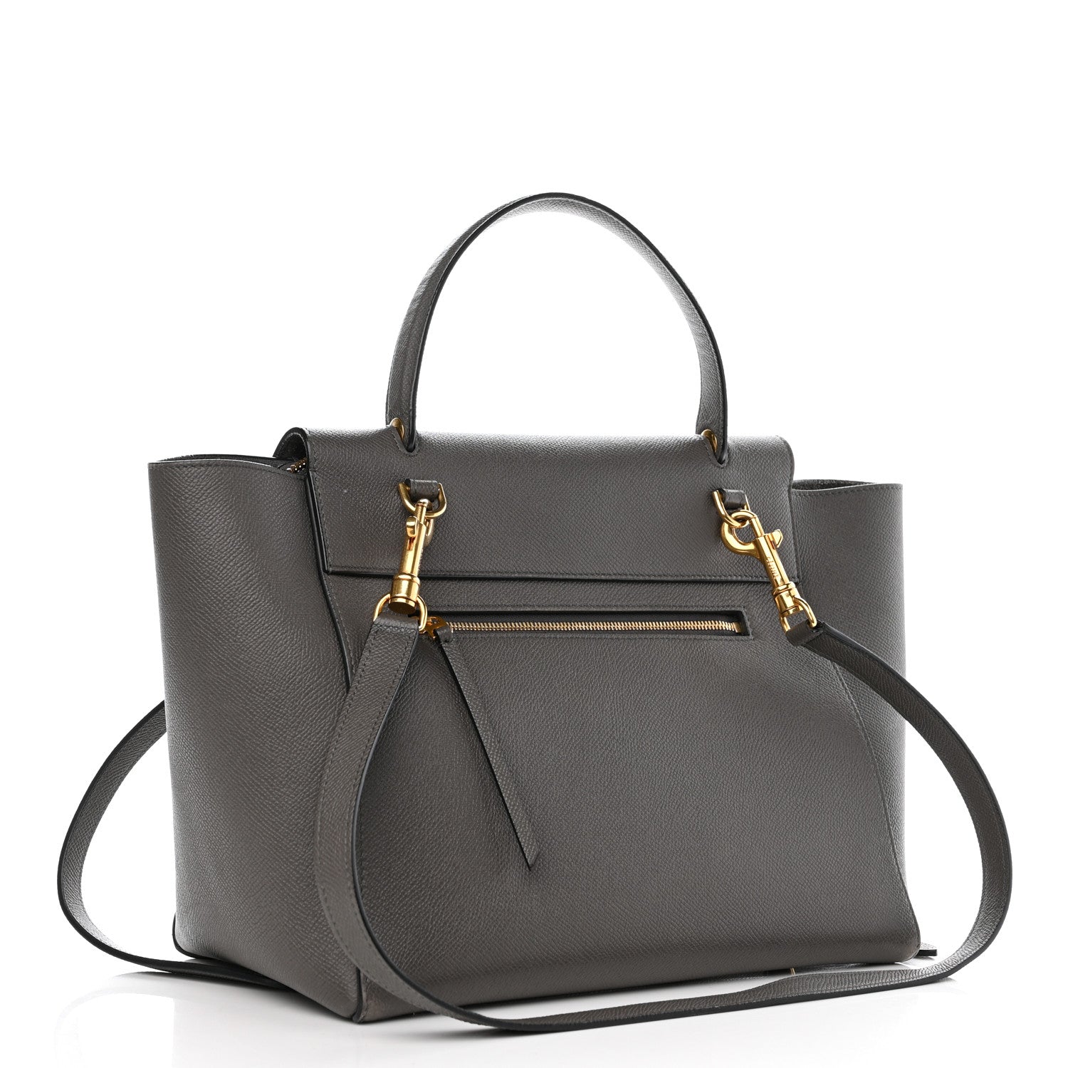 Celine Grained Calfskin Small Belt Bag Grey 3 of 9