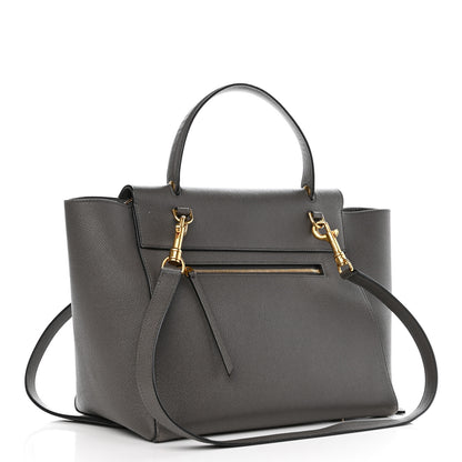 Celine Grained Calfskin Small Belt Bag Grey 3 of 9