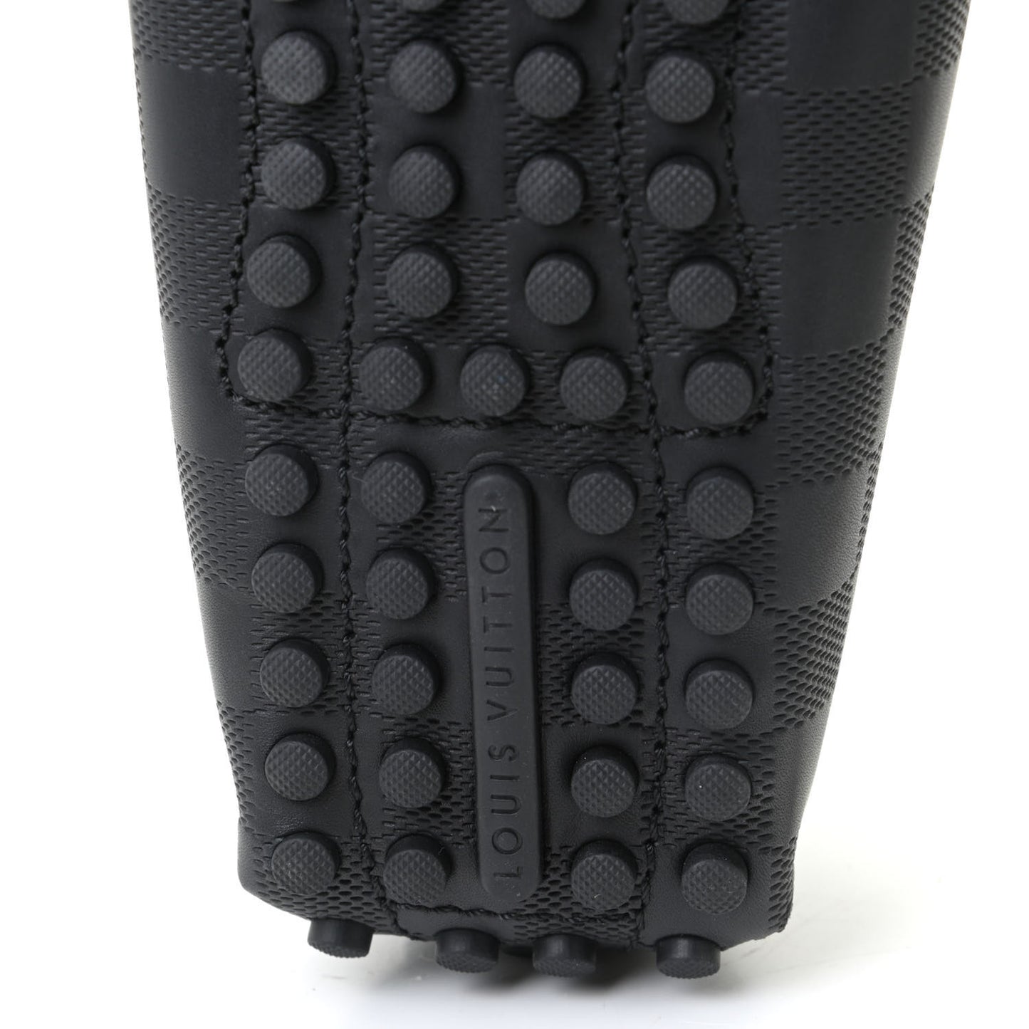 Damier Infini Hockenheim Moccasin Loafers 9 Onyx