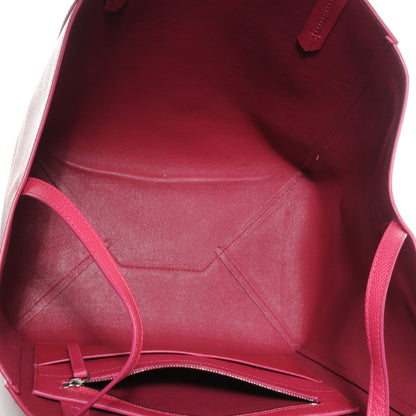 Celine Grained Calfskin Small Horizontal Cabas Phantom Fuchsia 5 of 8