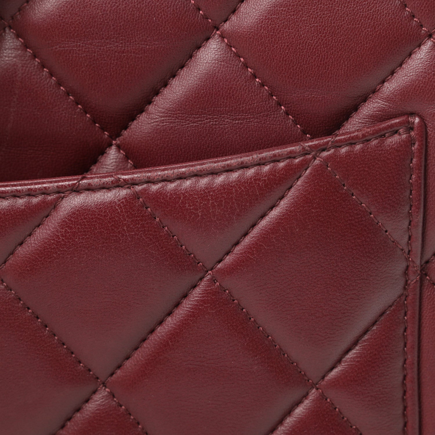 Chanel Lambskin Quilted Large Trendy CC Dual Handle Flap Bag Burgundy 12 of 13