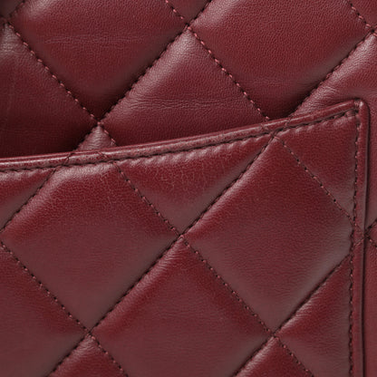 Chanel Lambskin Quilted Large Trendy CC Dual Handle Flap Bag Burgundy 12 of 13
