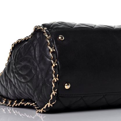 Chanel Calfskin Quilted Large Chain Me Hobo Black 8 of 8