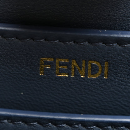 Fendi Calfskin Shiny Nappa Laser Rate Bandana Small Peekaboo I SEE U Satchel Myrtle 7 of 10