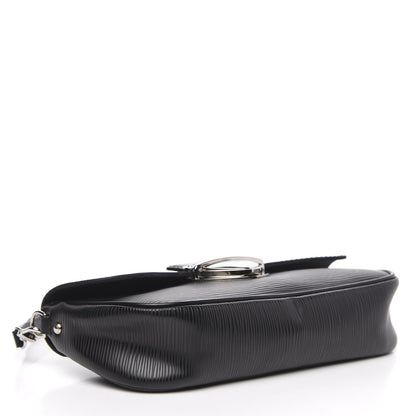Louis Vuitton Epi Montaigne Clutch Black 4 of 8