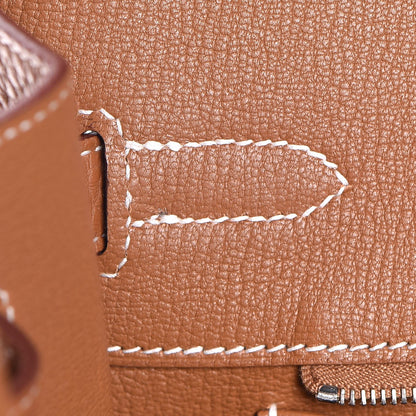 Hermes Taurillon Clemence Birkin 35 Gold 14 of 39