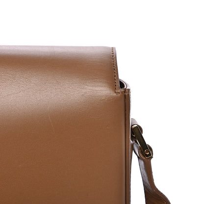 Saint Laurent Smooth Calfskin Medium Classic Monogram Universite Bag Dark Beige 15 of 17