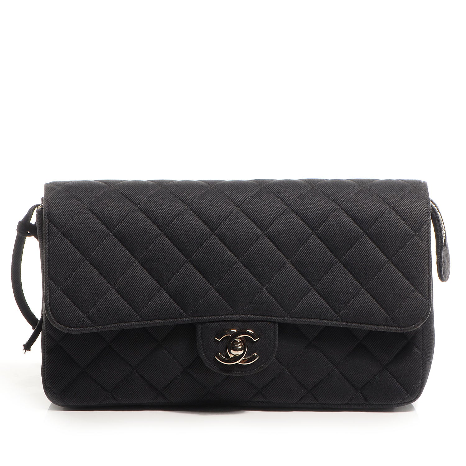 Chanel Nylon Quilted Flap Backpack Black 1 of 9
