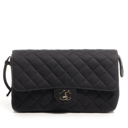 Chanel Nylon Quilted Flap Backpack Black 1 of 9