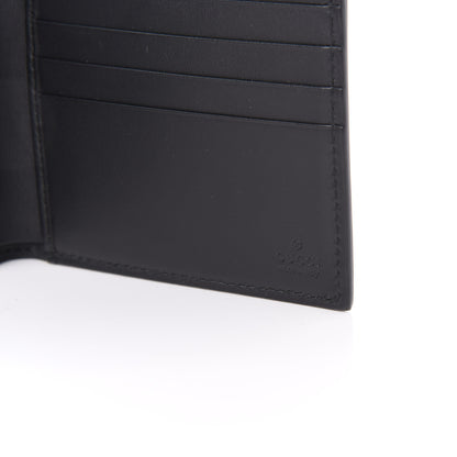 Gucci Calfskin Rabbit Embroidered Bi-Fold Wallet Black 8 of 9