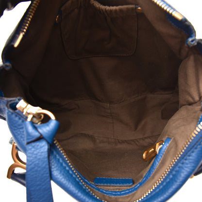 Chloe Calfskin Medium Marcie Satchel Factory Blue 5 of 8