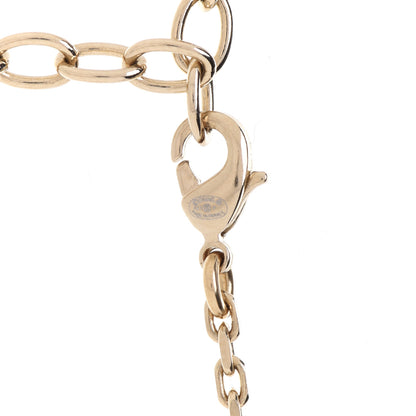 Chanel Crystal CC Pendant Necklace Gold 6 of 7