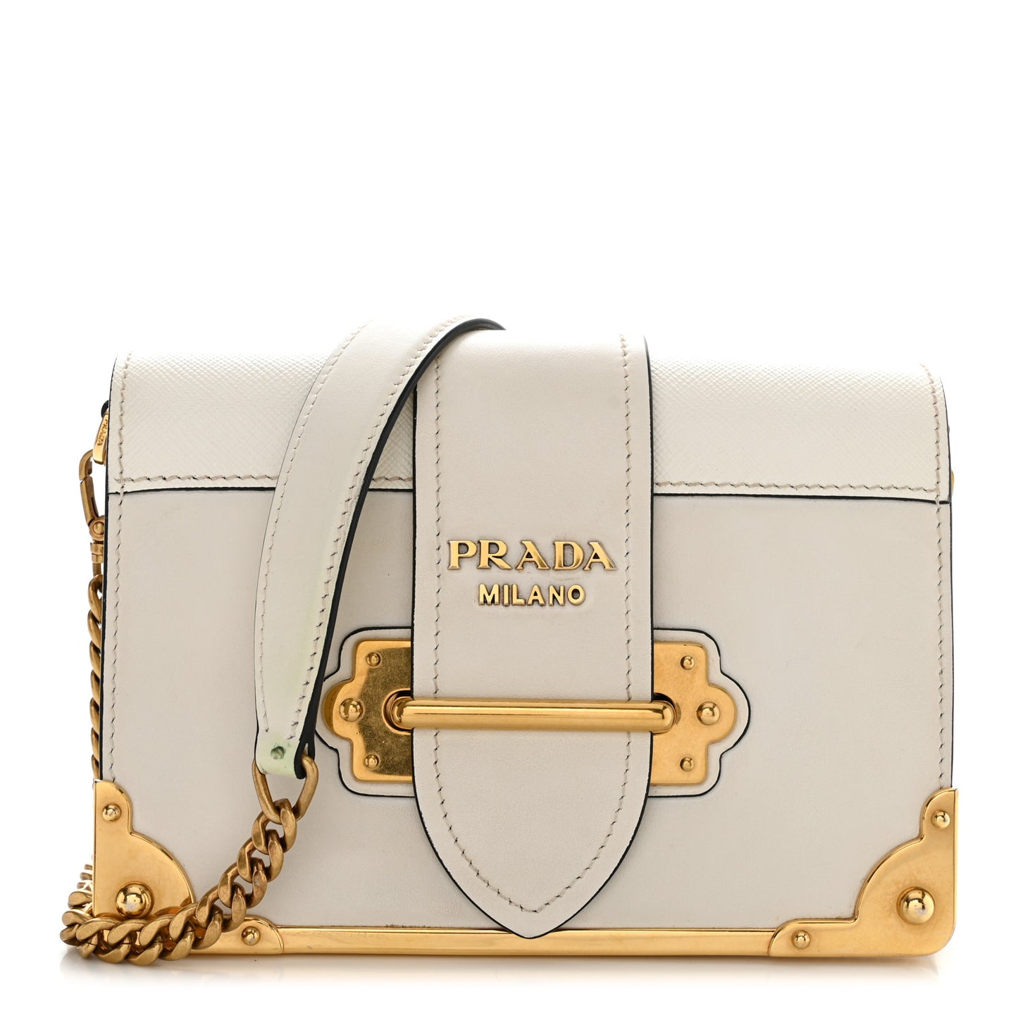 City Calfskin Saffiano Cahier Bag Talco