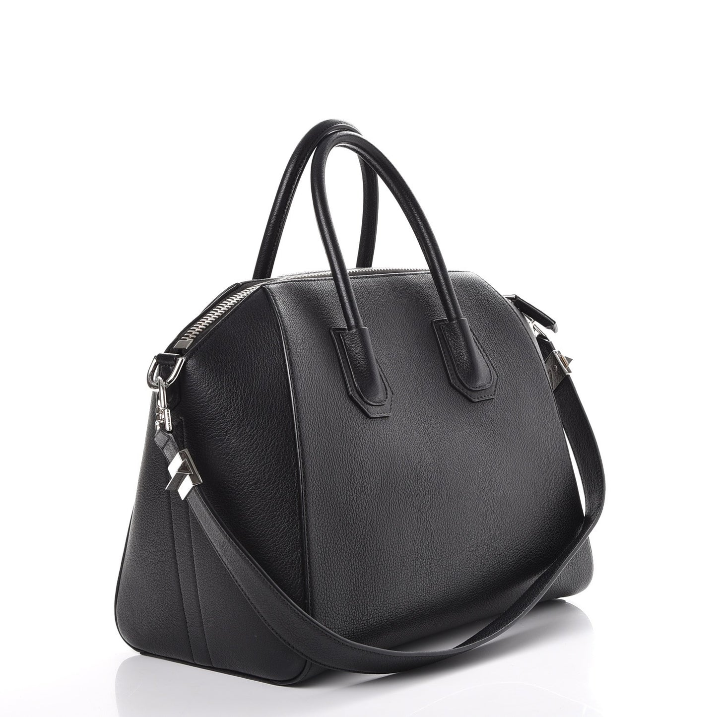 Sugar Goatskin Medium Antigona Black