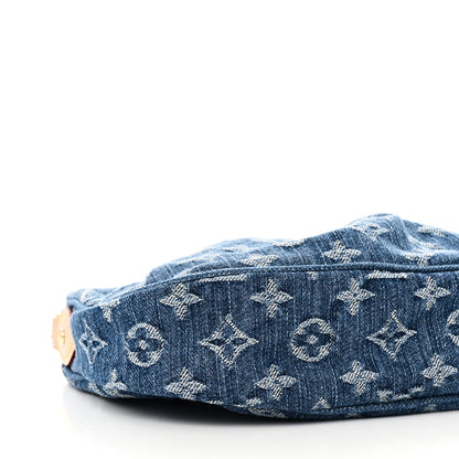 Louis Vuitton Monogram Denim Pochette Valley Blue 8 of 10