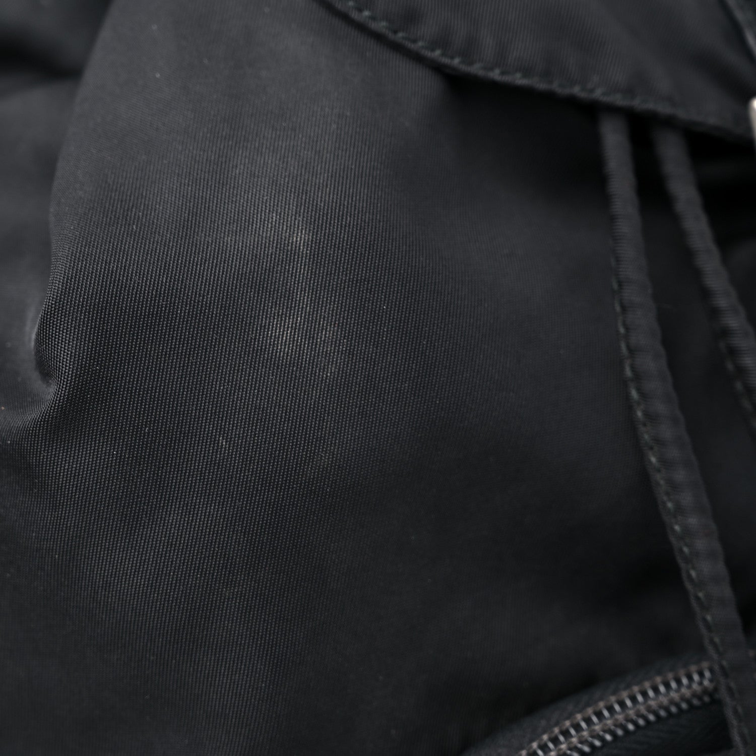 Prada Tessuto Nylon Vela Cinch Backpack Black 13 of 16