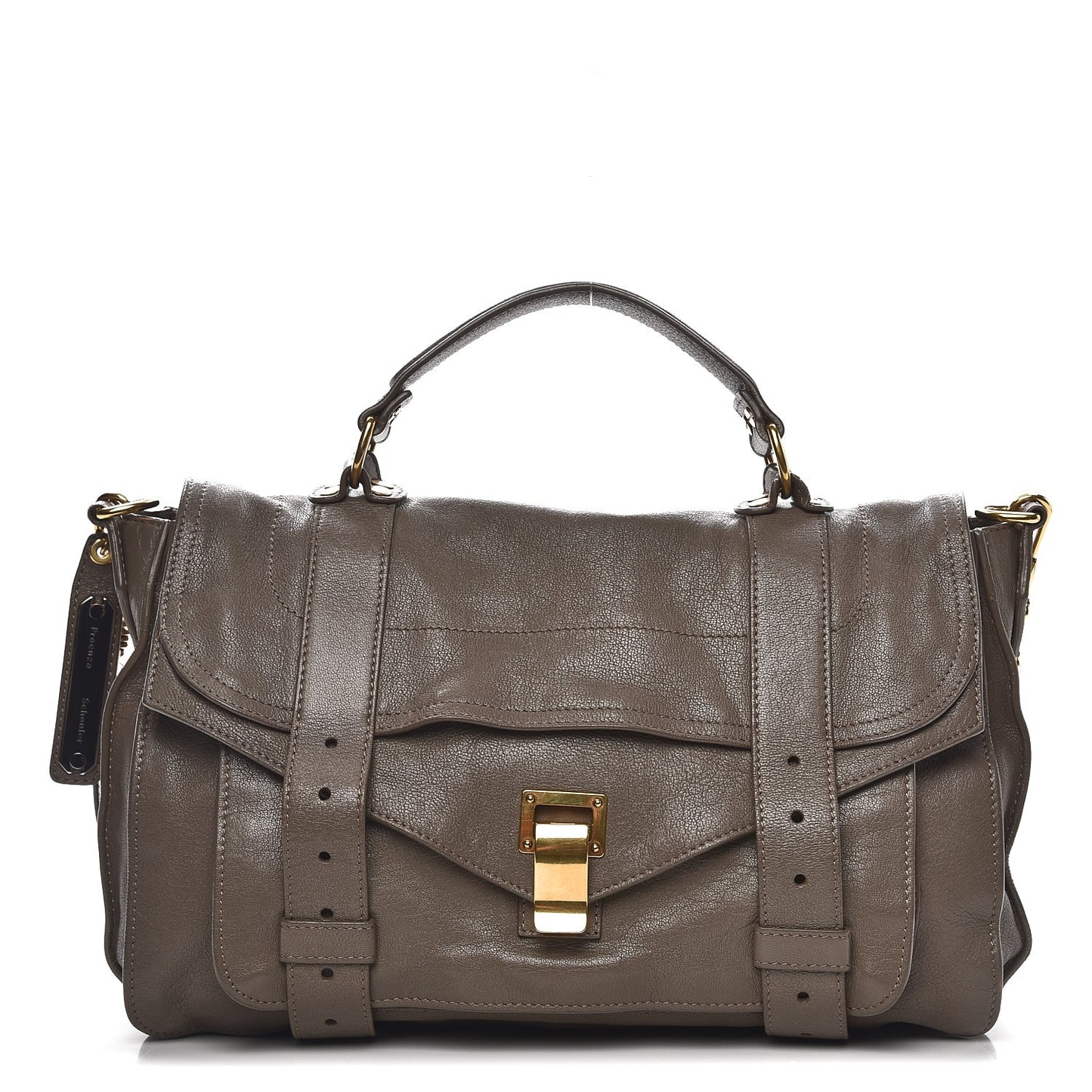 Lambskin Medium PS1 Satchel Smoke