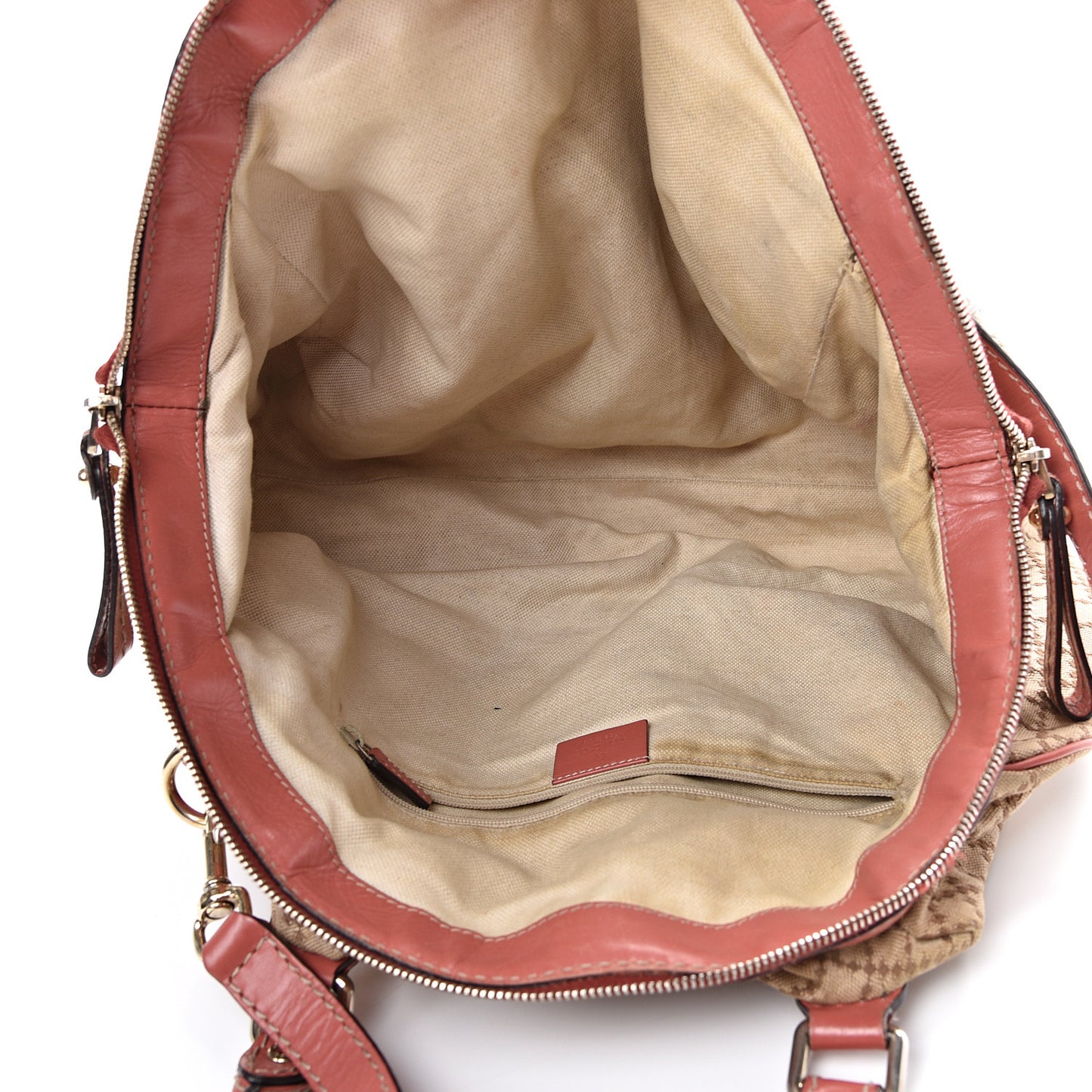 Diamante Medium Sukey Boston Interlocking G Charm Bag Pink