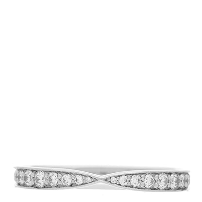 Tiffany Platinum Diamond Harmony Bead-set Band Ring 54 6.75 1 of 5