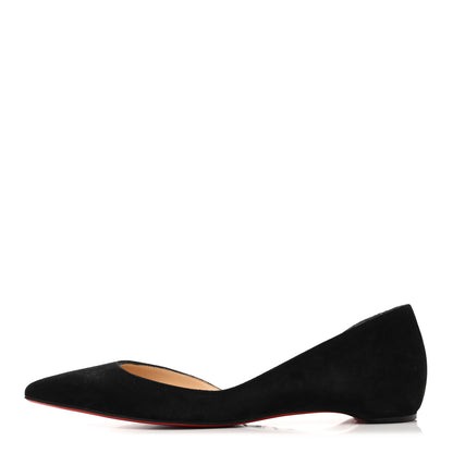 Christian Louboutin Veau Velours Iriza Flats 38 Black 1 of 9
