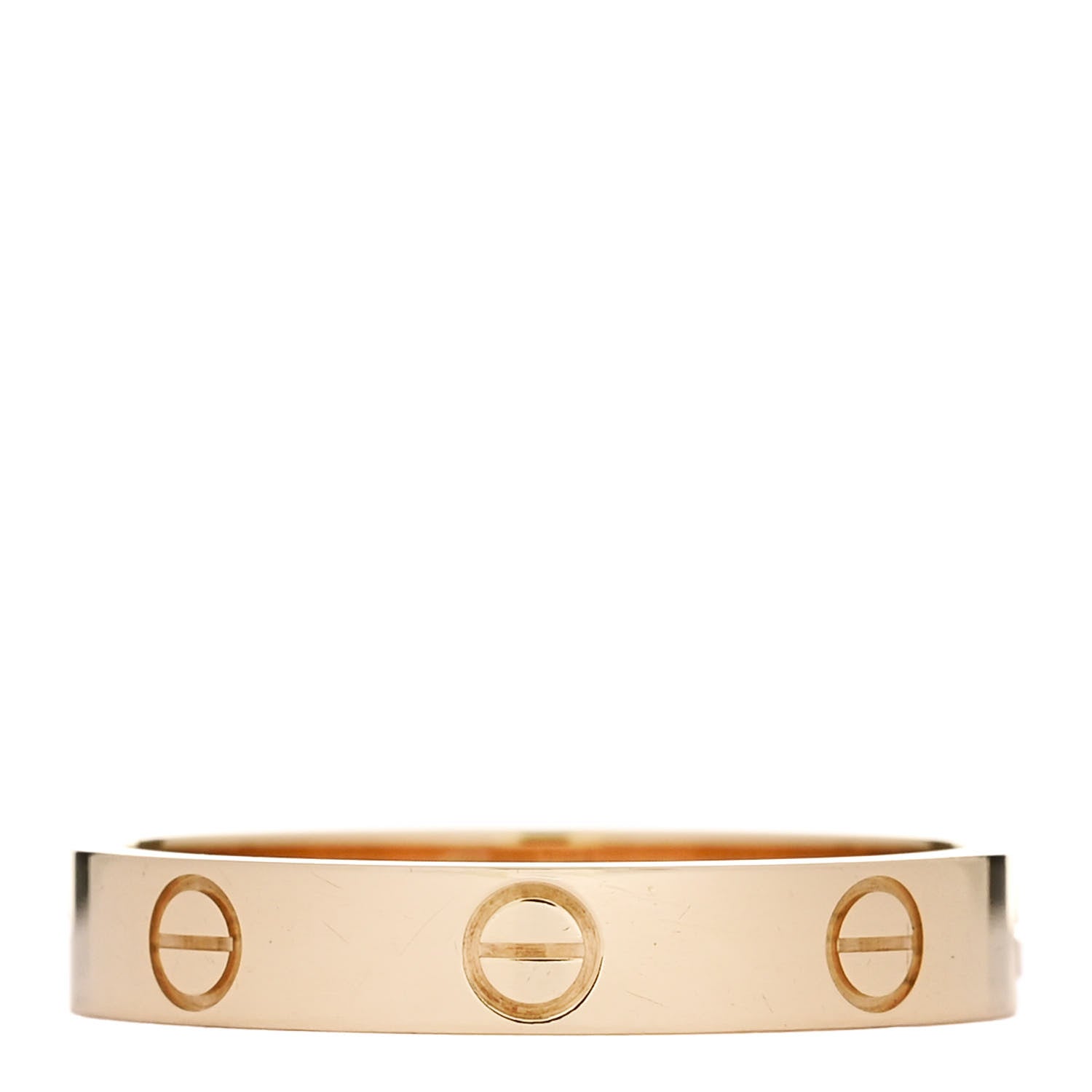 Cartier 18K Yellow Gold 3.5mm LOVE Wedding Band Ring 58 8.5 1 of 5