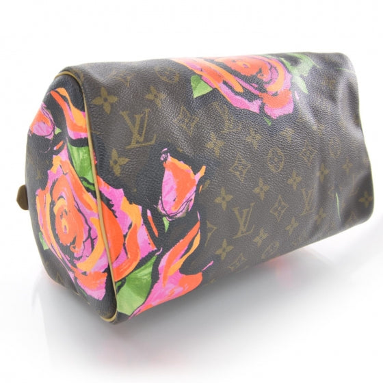 Monogram Roses Speedy 30