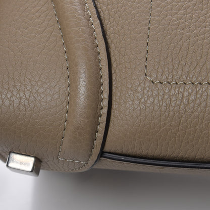 Celine Drummed Calfskin Micro Luggage Dune 11 of 13