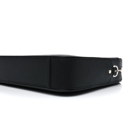 Louis Vuitton Epi Dandy MM Briefcase Black 8 of 14