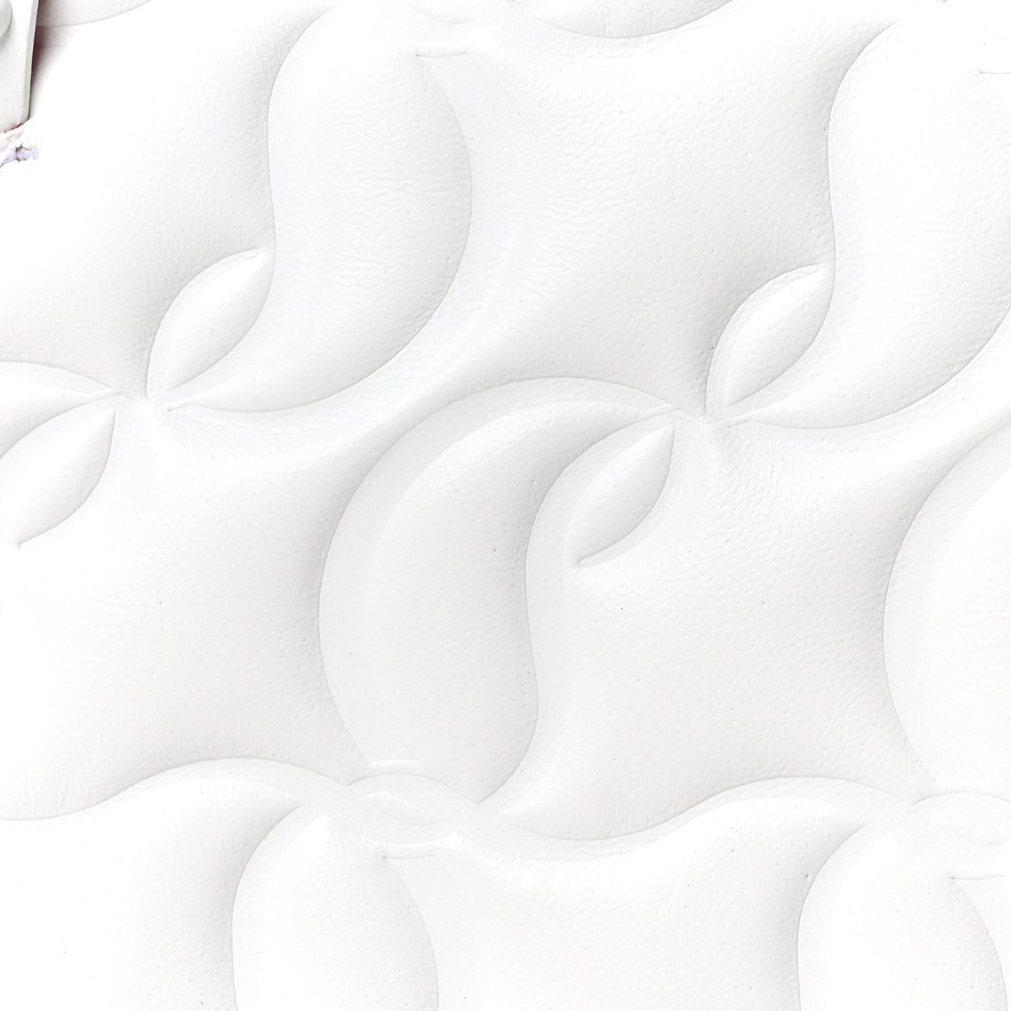Nappa Embossed Small East West Cabata Tote White