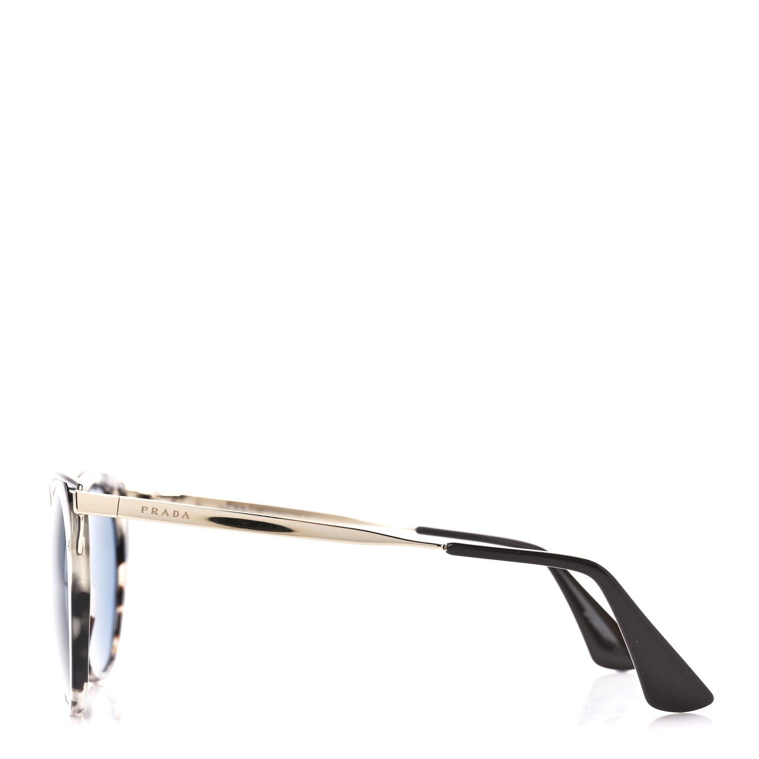 Prada Horn Metal Cinema Sunglasses SPR66T Tortoise 3 of 7