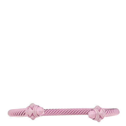 David Yurman Aluminum 5mm Renaissance Bracelet Pink 1 of 4