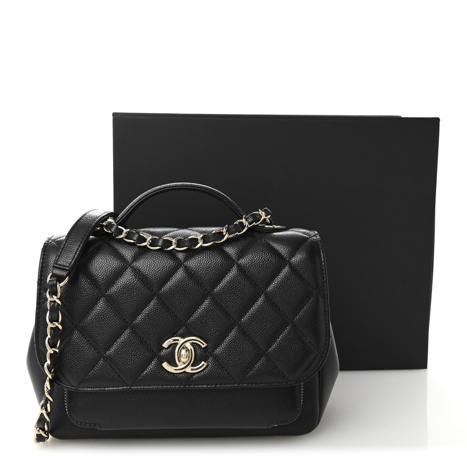 Chanel Caviar Quilted Medium Business Affinity Flap Black 11 of 11