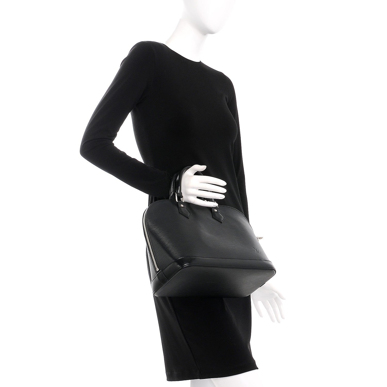 Louis Vuitton Epi Alma PM Black 2 of 9