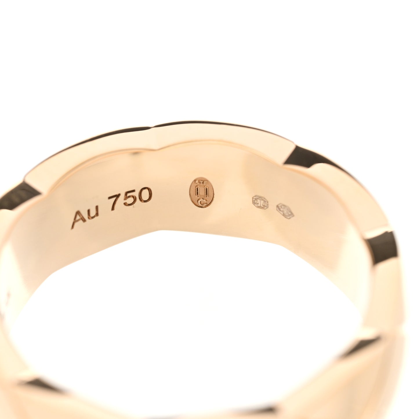 18K Yellow Gold Diamond Small Coco Crush Ring 54 6.75