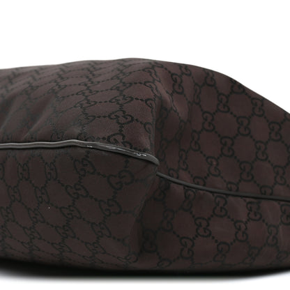 Gucci Nylon Monogram Messenger Bag  Dark Brown 9 of 9