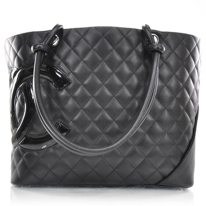 Chanel Calfskin Quilted Large Cambon Tote Black 1 of 8