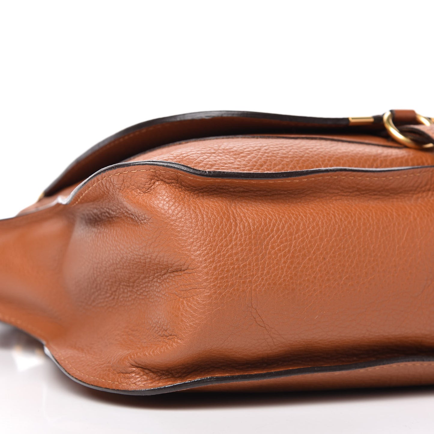 Calfskin Medium Marcie Satchel Tan