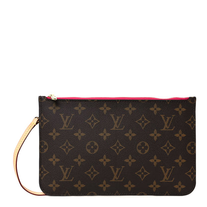 Louis Vuitton Monogram Neverfull MM GM Pochette Pivoine 1 of 8