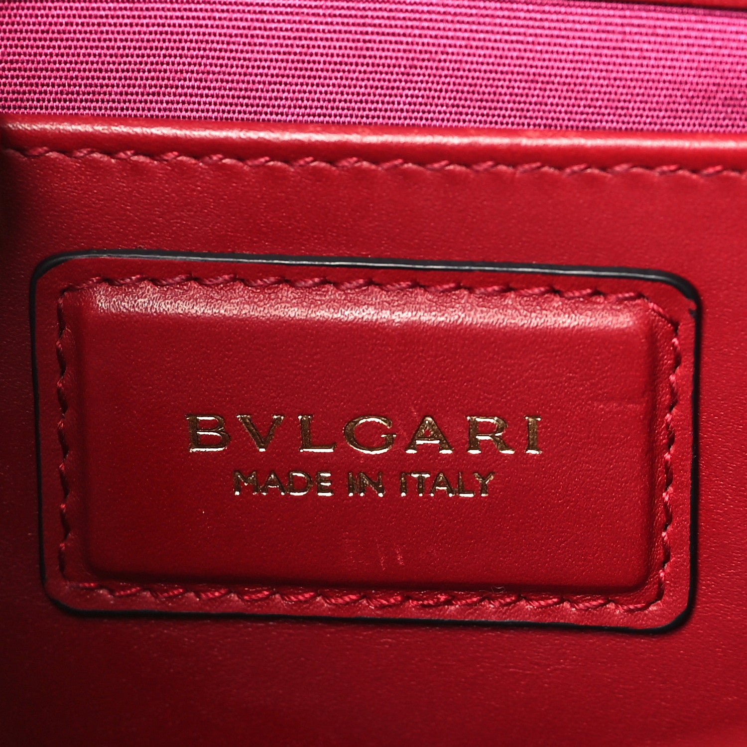 Bulgari Calfskin Serpenti Forever Crossbody Bag Ruby Red 6 of 10